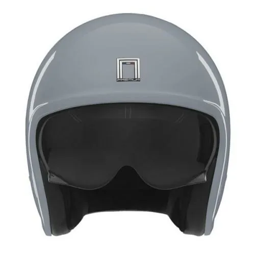 NOX casque jet vintage moto scooter NEXT gris nardo