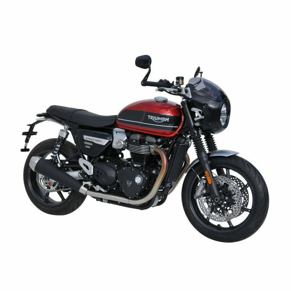 ERMAX Triumph SPEED TWIN 2019 2020 tête de fourche CAFE RACER saute vent BRUT A PEINDRE