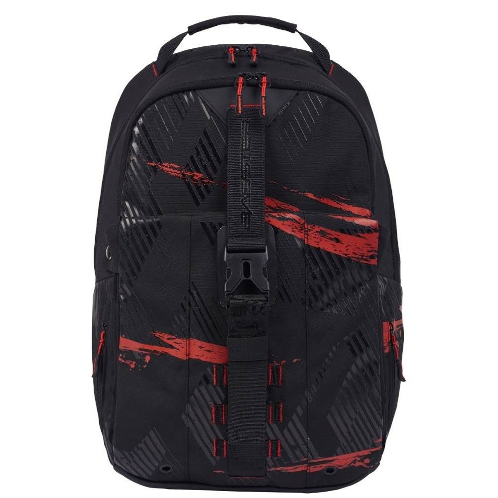 BAGSTER sac à dos moto scooter STREAM 30L noir-rouge - XSD281