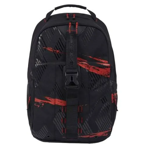 BAGSTER sac à dos moto scooter STREAM 30L noir-rouge - XSD281