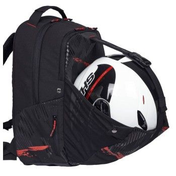 Sac à dos noir pour casque de moto, sac de rangement pour casque