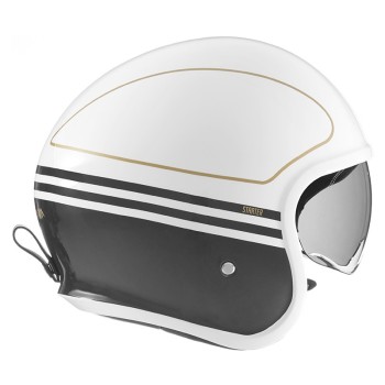 NOX vintage jet helmet moto scooter NEXT STARTER gloss white
