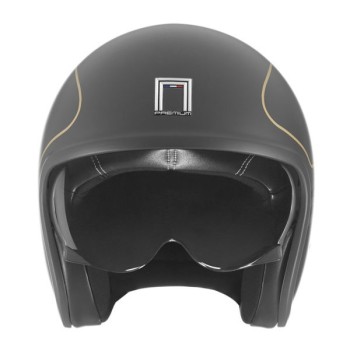 NOX vintage jet helmet moto scooter NEXT STARTER matt black