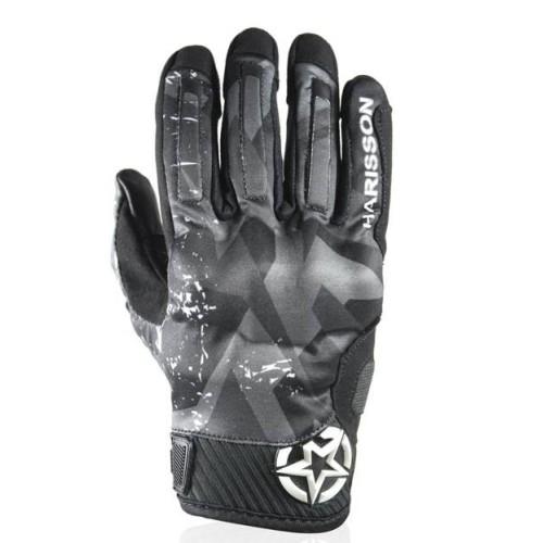 HARISSON gants SCORE textile sport moto scooter été homme EPI noir-blanc