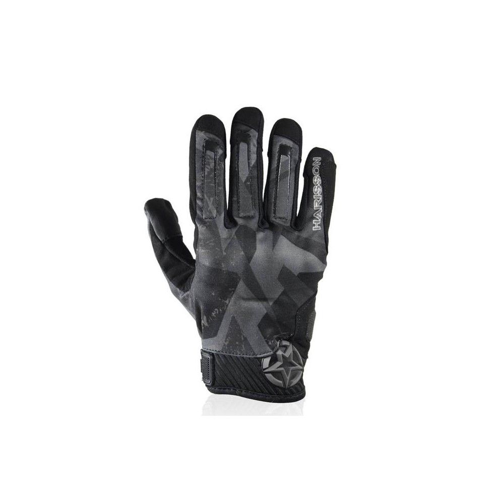 HARISSON SCORE man summer motorcycle scooter textile gloves EPI black-grey