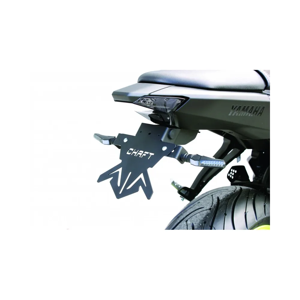 CHAFT support de plaque universel réglable pour moto YAMAHA TMAX XJ6 FZ8 FZ1 MT09 TRACER MT07 MT10