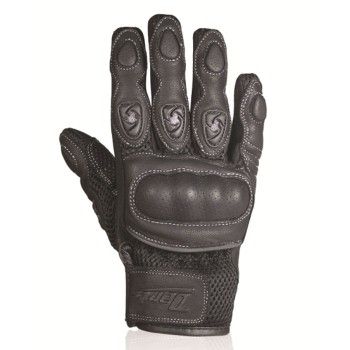 CHAFT gants SPY KID cuir & textile moto scooter été enfant noir EPI