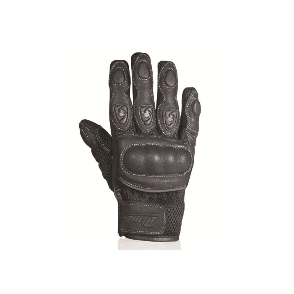 CHAFT gants SPY KID cuir & textile moto scooter été enfant noir EPI