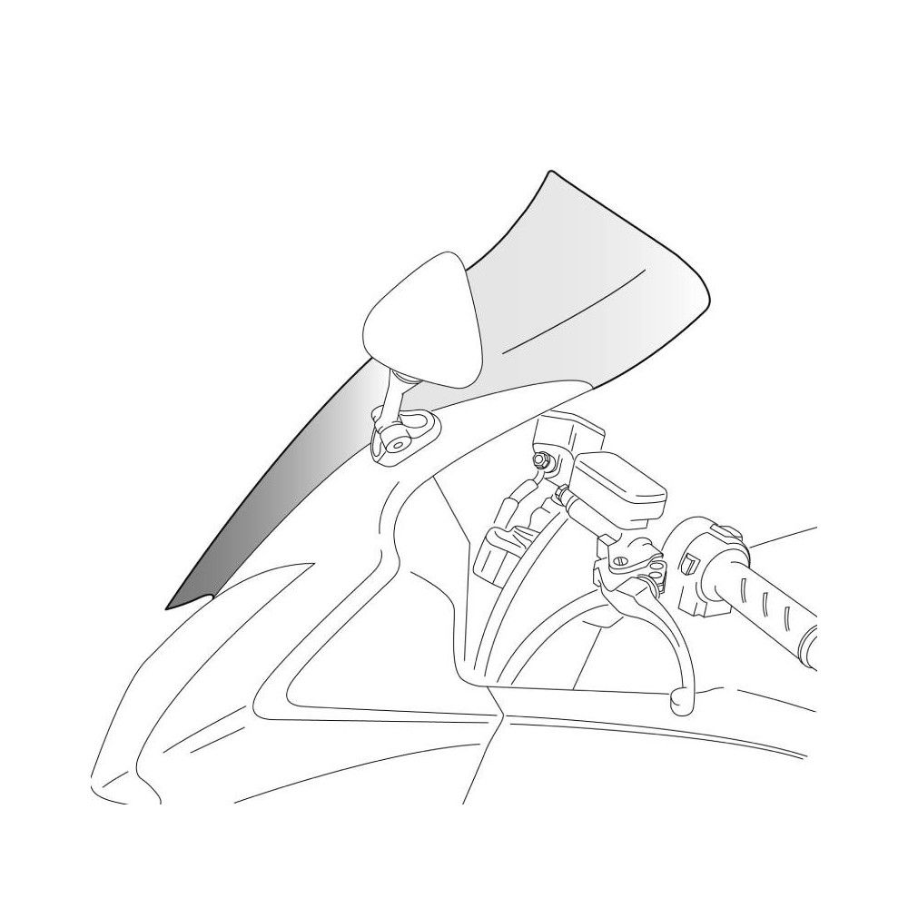 PUIG Bulle Touring Suzuki GSF650S /1200S / 1250S BANDIT 2005 à 2013 ref 2125