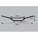 CHAFT guidon CROSS universel en ALU pour moto