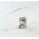 PUIG Déflecteur universel modèle 2 (19,1 x 9,2 cm) adaptable sur bulle & pare brise ref 4717