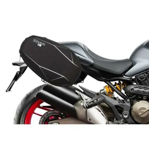 SHAD SR - support sacoches cavalières DUCATI MONSTER 797 / 821 / 1200 / 2016 2024 - D0MN17SE