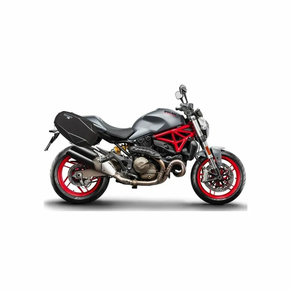 SHAD SR - support sacoches cavalières DUCATI MONSTER 797 / 821 / 1200 / 2016 2024 - D0MN17SE