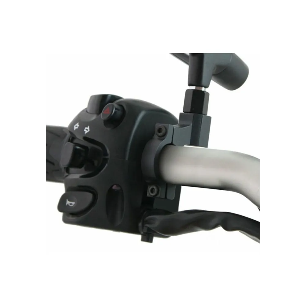 CHAFT support universel IN161 pour rétroviseur de diamètre 10mm fixation au guidon pour moto