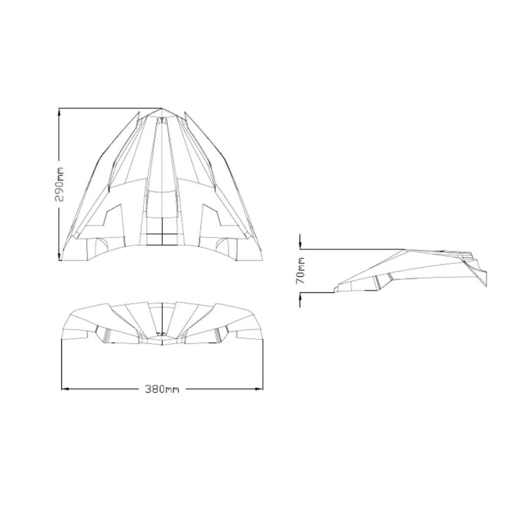 PUIG Front Fender Extension Yamaha TRACER 900 / GT / 2018 2020 ref 3483