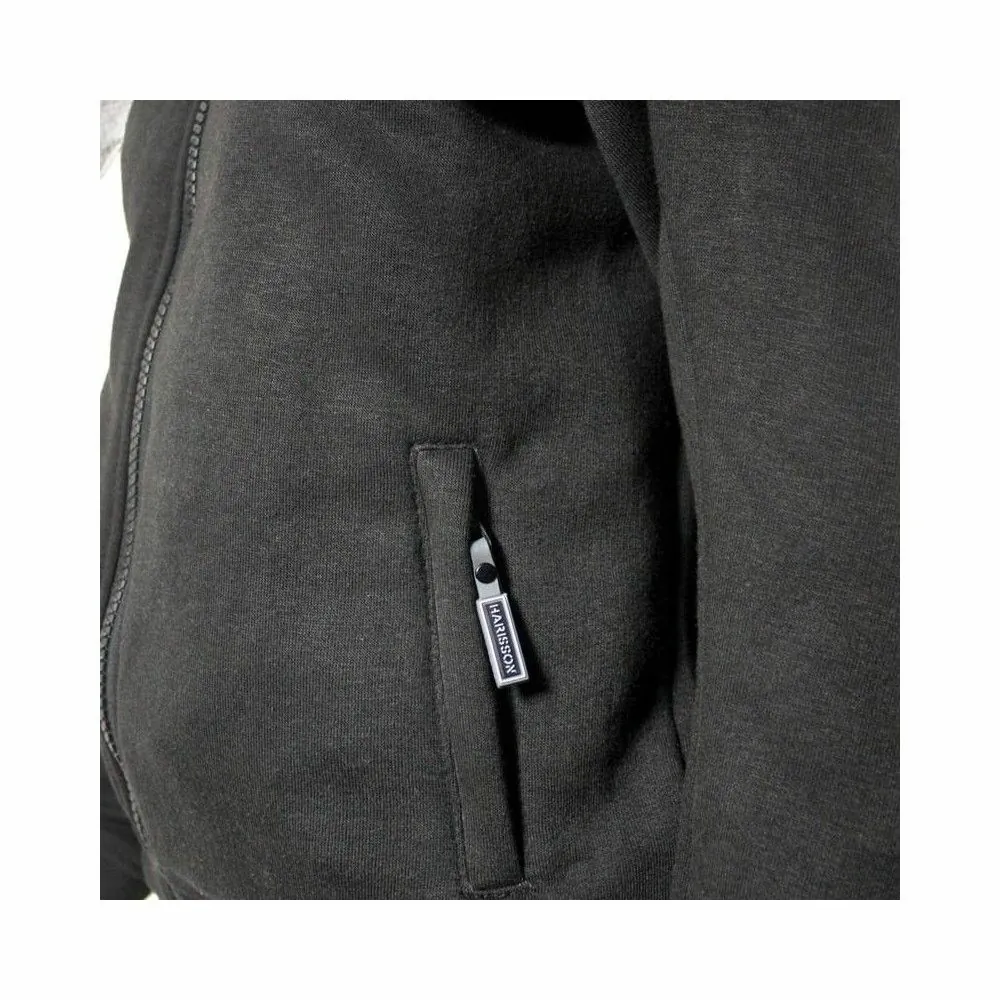 HARISSON blouson sweat moto scooter PATRIOT KID textile enfant sportswear été urbain noir