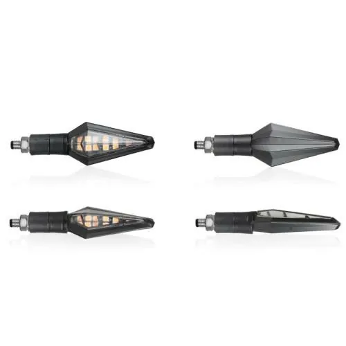 CHAFT paire de clignotants moto universels TEASER à led HOMOLOGUE CE