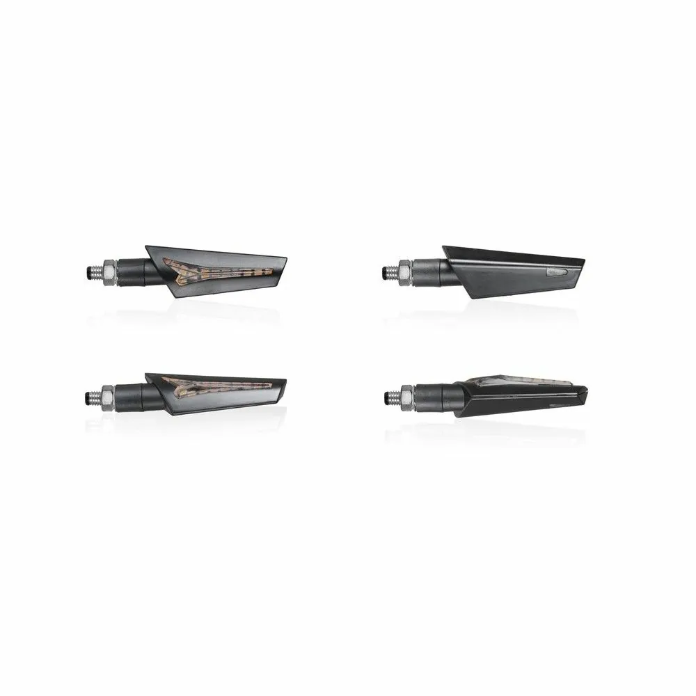 CHAFT paire de clignotants moto universels HARPER à led HOMOLOGUE CE