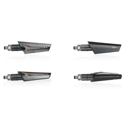 CHAFT paire de clignotants moto universels HARPER à led HOMOLOGUE CE