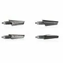CHAFT paire de clignotants moto universels HARPER à led HOMOLOGUE CE