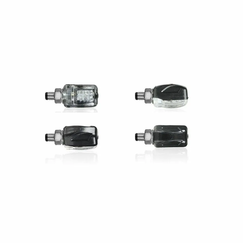 CHAFT paire de clignotants moto universels SMALLER à led HOMOLOGUE CE - IN1132
