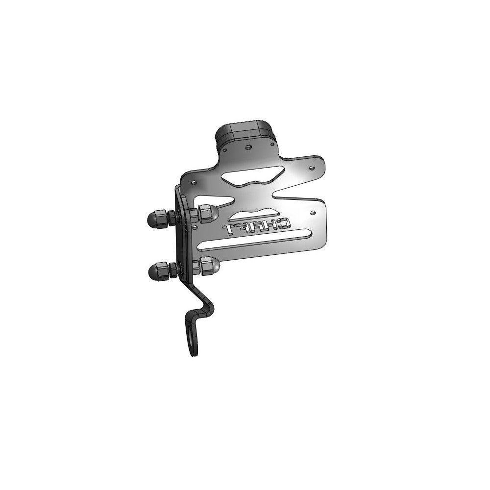 CHAFT support de plaque universel latéral réglable VICTORY pour moto - UL731