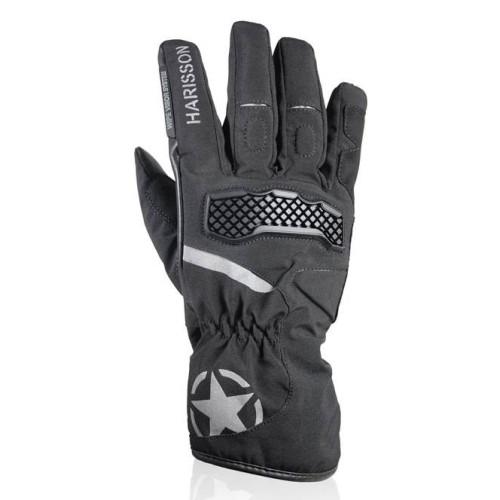 HARISSON gants MAYFAIR cuir & textile moto scooter mi-saison étanche homme EPI
