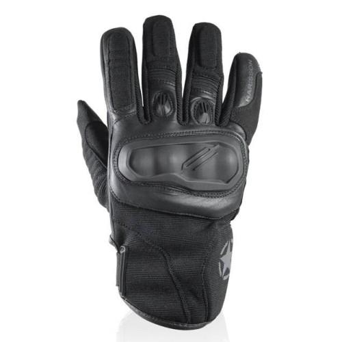 HARISSON STATON WP man mid-season motorcycle scooter waterproof leather & textile gloves EPI