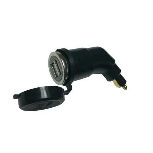 CHAFT adaptateur DIN double port USB smartphone gps pour moto scooter - IN790
