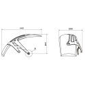PUIG Rear mudguard BMW R1200 GS / R1250 GS / ADVENTURE / HP / RALLY / EXCLUSIVE  / 2018 2024 - 1947
