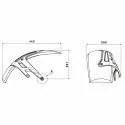 PUIG Rear mudguard BMW R1200 GS / R1250 GS / ADVENTURE / HP / RALLY / EXCLUSIVE  / 2018 2024 - 1947
