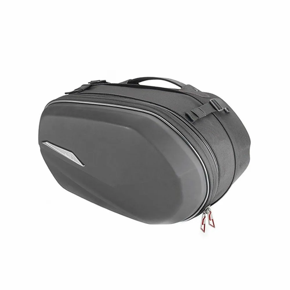 GIVI paire de sacoches cavalières rigides ST609 EASYLOCK moto scooter GT extensibles de 2x25L