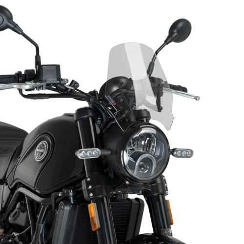 PUIG SPORT wind deflector BENELLI LEONCINO 500 / LEONCINO TAIL / 2016 2025 ref 9747