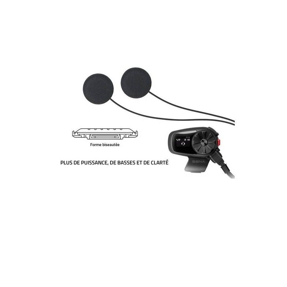 SENA 5S duo kit téléphone bluetooth 5.0 MP3 GPS radio FM universel pour 2 casques moto