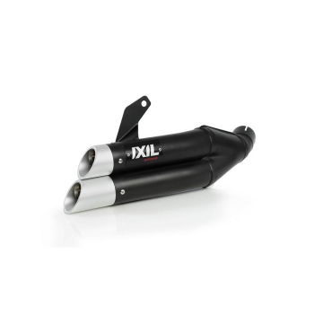 IXIL Honda CBR 300 R / 2015 2020 double silencer L3X BLACK NOT APPROVED ref XH 6327 XB