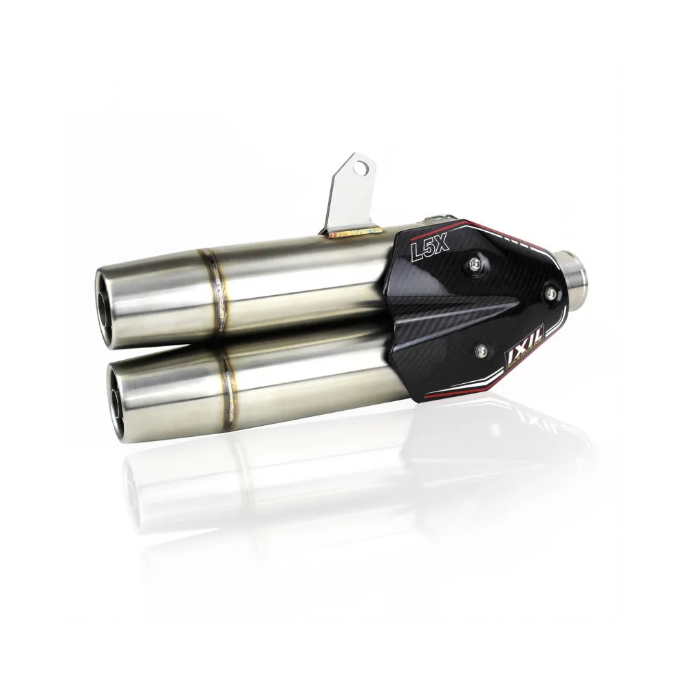 IXIL KYMCO XCITING 300 2008 to 2011 double silencer L5X NOT APPROVED ref XK 0330 XS