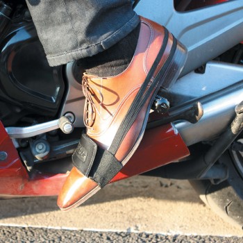 HARISSON protège sélecteur de luxe pour chaussures et bottes moto protection en cuir