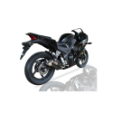 IXIL Honda CBR 300 R / 2015 2020 double silencer L3X BLACK NOT APPROVED ref XH 6327 XB
