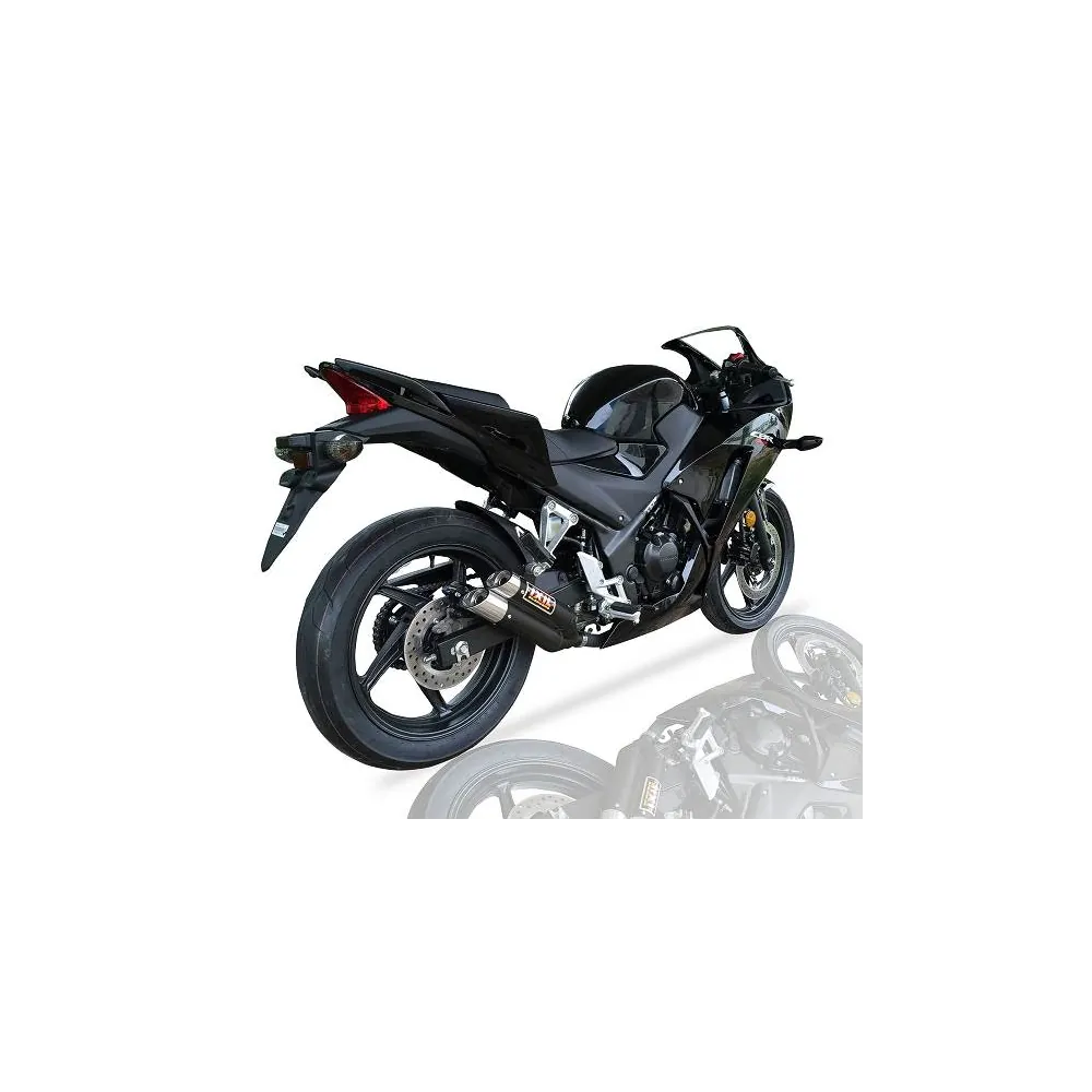 IXIL Honda CBR 300 R / 2015 2020 double silencer L3X BLACK NOT APPROVED ref XH 6327 XB