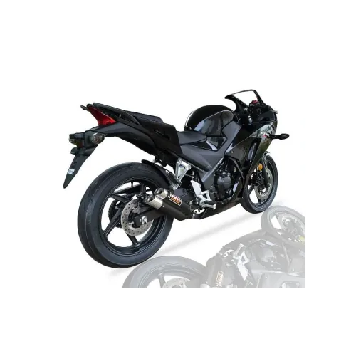 IXIL Honda CBR 300 R / 2015 2020 double silencer L3X BLACK NOT APPROVED ref XH 6327 XB