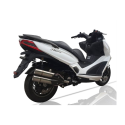 IXIL KYMCO XCITING 300 2008 to 2011 double silencer L5X NOT APPROVED ref XK 0330 XS