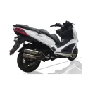 IXIL KYMCO XCITING 300 2008 à 2011 pot d'échappement double sortie L5X NON HOMOLOGUE ref XK 0330 XS