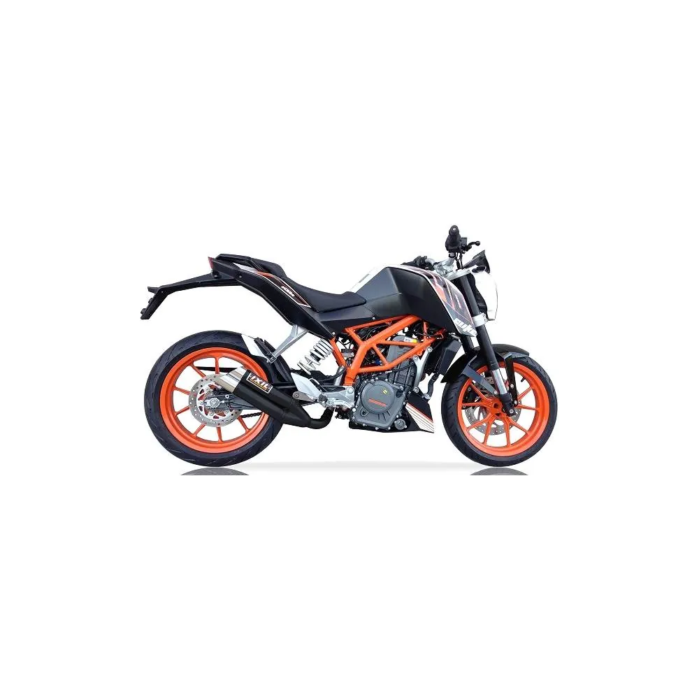 IXIL KTM DUKE 390 / 2012 2016 double silencer L3X BLACK NOT APPROVED ref XM 3352 XB