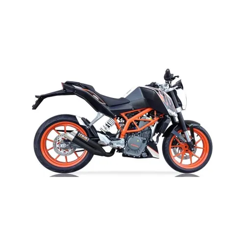 IXIL KTM DUKE 390 / 2012 2016 pot d'échappement double sortie L3X BLACK NON HOM XM3352XB