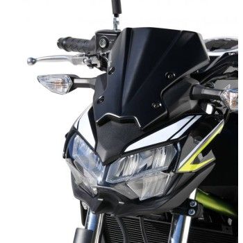 ermax Kawasaki Z650 2020 2021 tête de fourche saute vent BRUT A PEINDRE