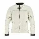 DG blouson moto été textile femme LADY MERCURY beige PROMO