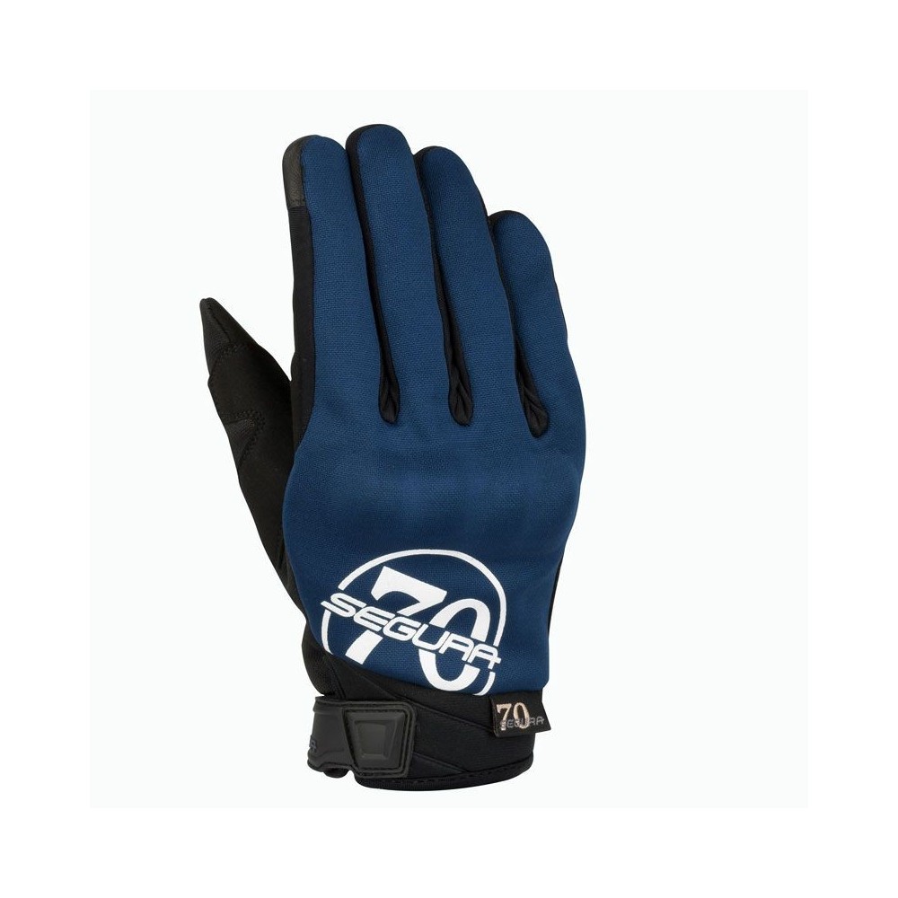 SEGURA gants été textile KEYWEST moto scooter homme bleu marine SGE992