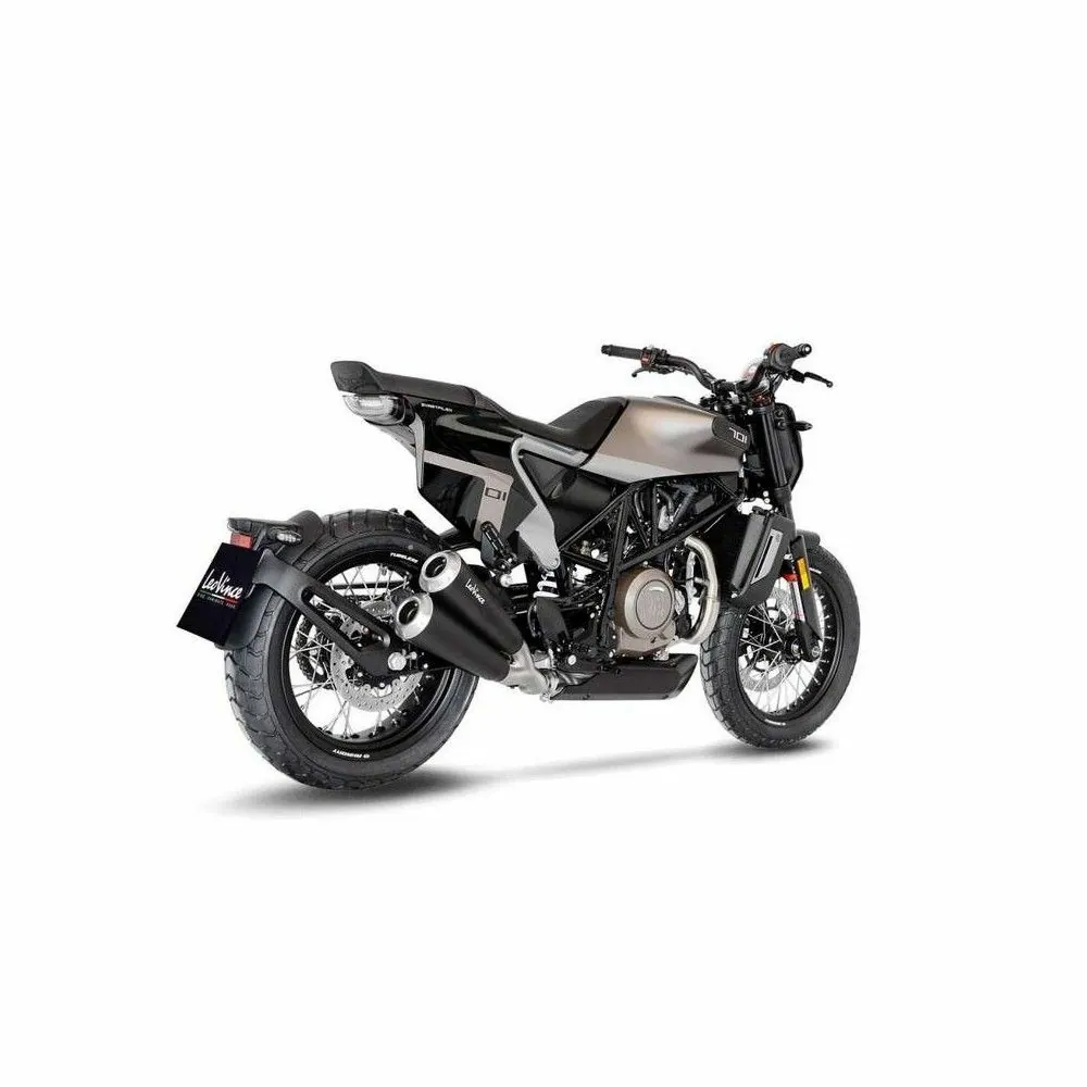 LEOVINCE Husqvarna SVARTPILEN 701  / VITPILEN / 2018 2020 GP DUALS pot d'échappement double sortie noir mat hom EURO 4 15122
