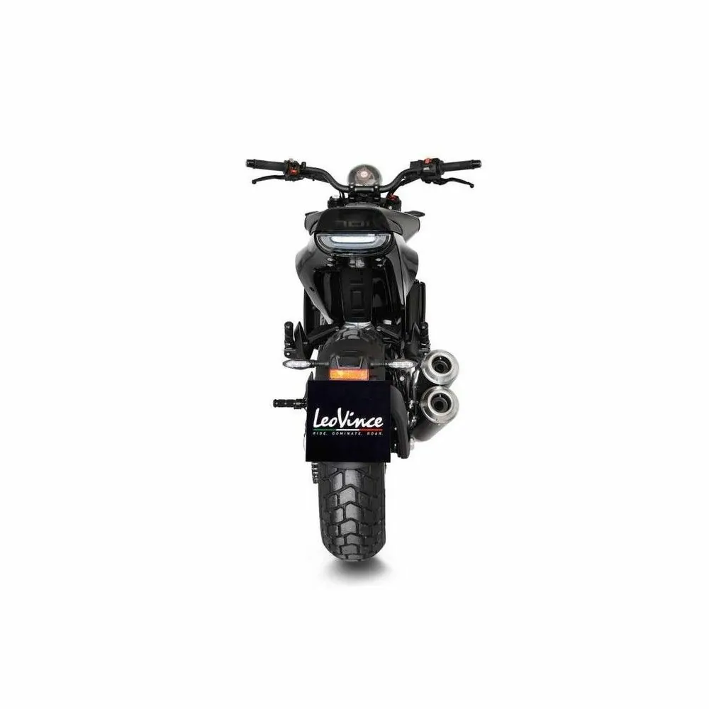 LEOVINCE Husqvarna SVARTPILEN 701  / VITPILEN / 2018 2020 GP DUALS double exhaust matt black EURO 4 15122