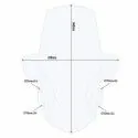 GIVI piaggio MP3 300 HPE 2019 2020 HP windscreen D5614ST - 84cm high